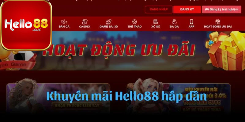 khuyến mãi hello88